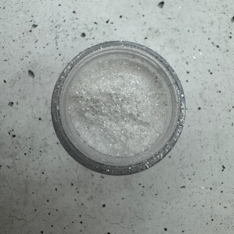 Глиттер мелкая фракция белый Изображение Глиттер мелкая фракция белый